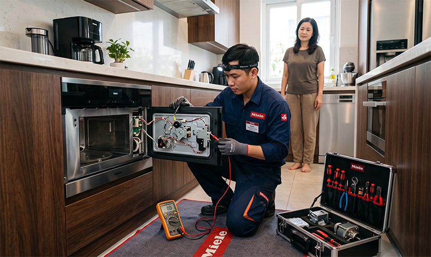 Dịch vụ sửa lò vi sóng Miele chính hãng tại Miele Care VN