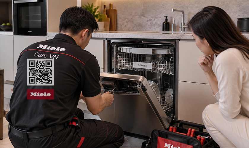 Một số nguyên nhân khiến máy rửa bát Miele báo lỗi F32
